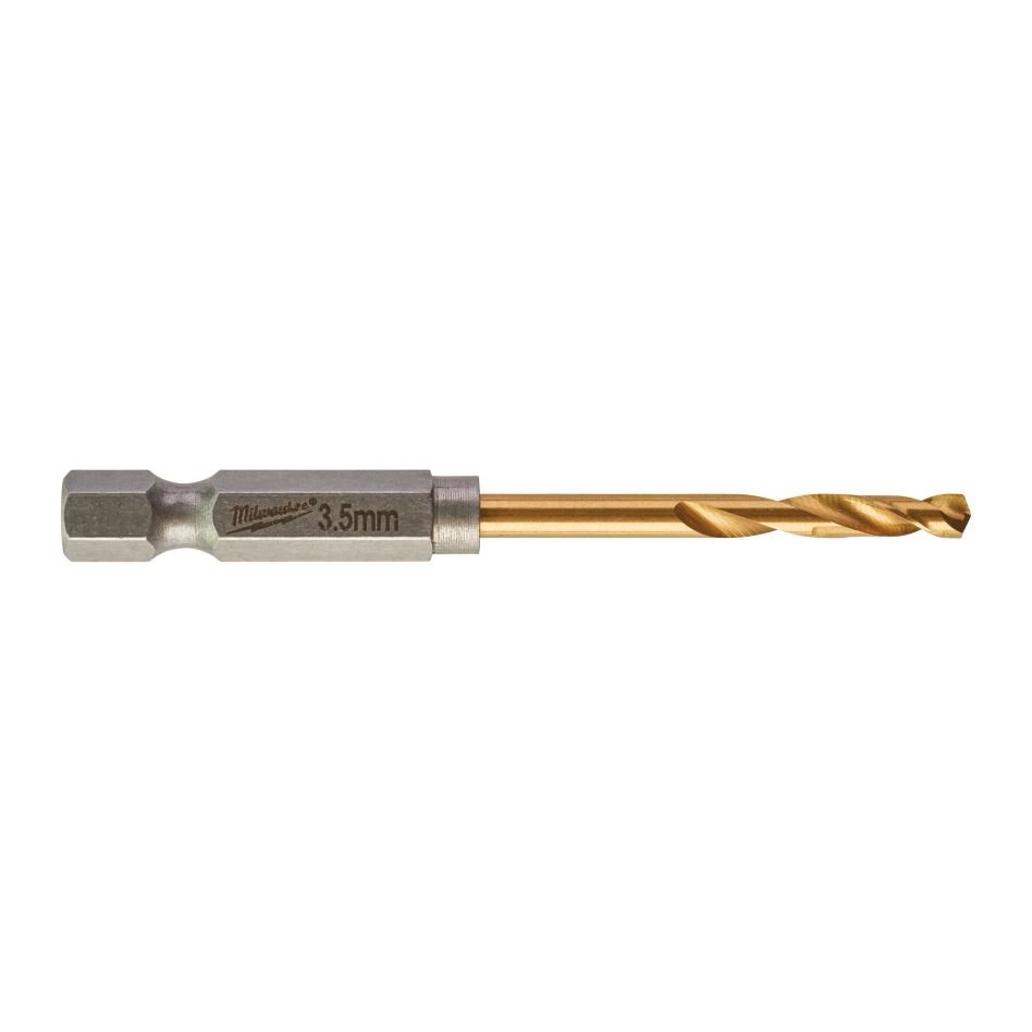 Milwaukee Accessoires 48894707 Metaalboor SHOCKWAVE™ HSS-G TiN 3.5x69 mm - 2 stuks