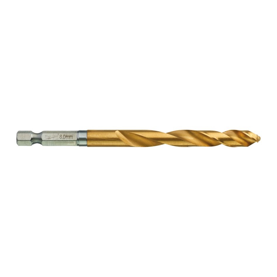 Milwaukee Accessoires 48894719 Metaalboor SHOCKWAVE™ HSS-G TiN 8x111 mm