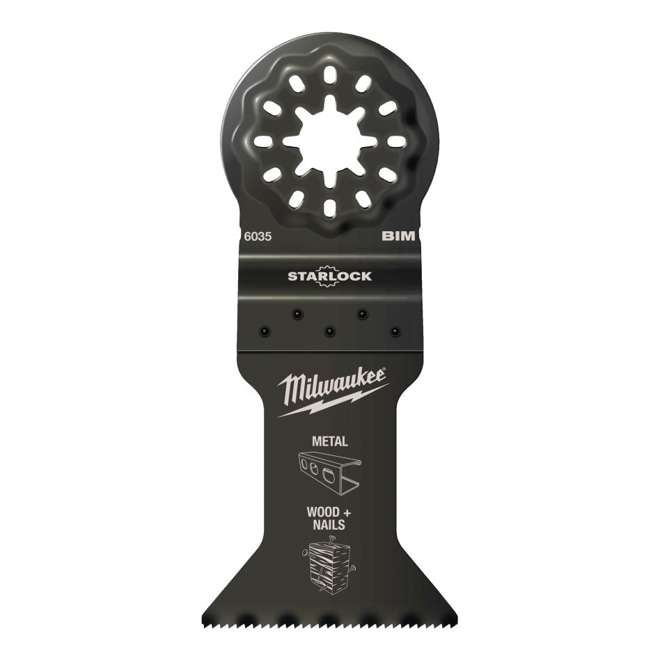 Milwaukee Accessoires 48906035 Starlock - OMT SL Plunge Blad WM BiM 43x47mm - 1 stuk