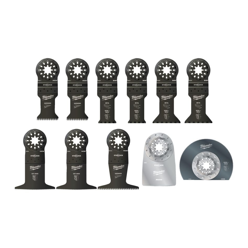 Milwaukee Accessoires 48906090 Starlock - Set OMT General Set - 11 stuks