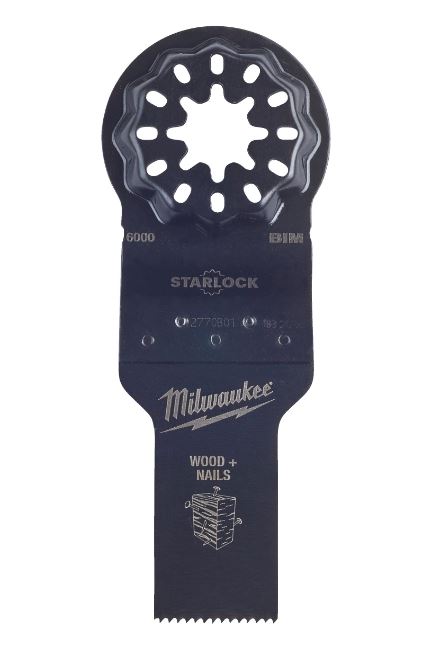 Milwaukee Accessoires 48906521 OMT SL Bi-Metalen invalzaagblad Hout met nagels 35 mm