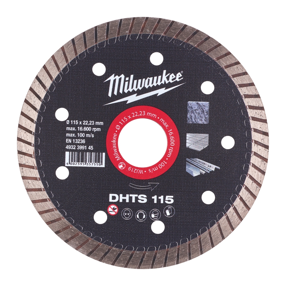 Milwaukee Accessoires 4932399145 Diamantdoorslijpschijf DHTS 115