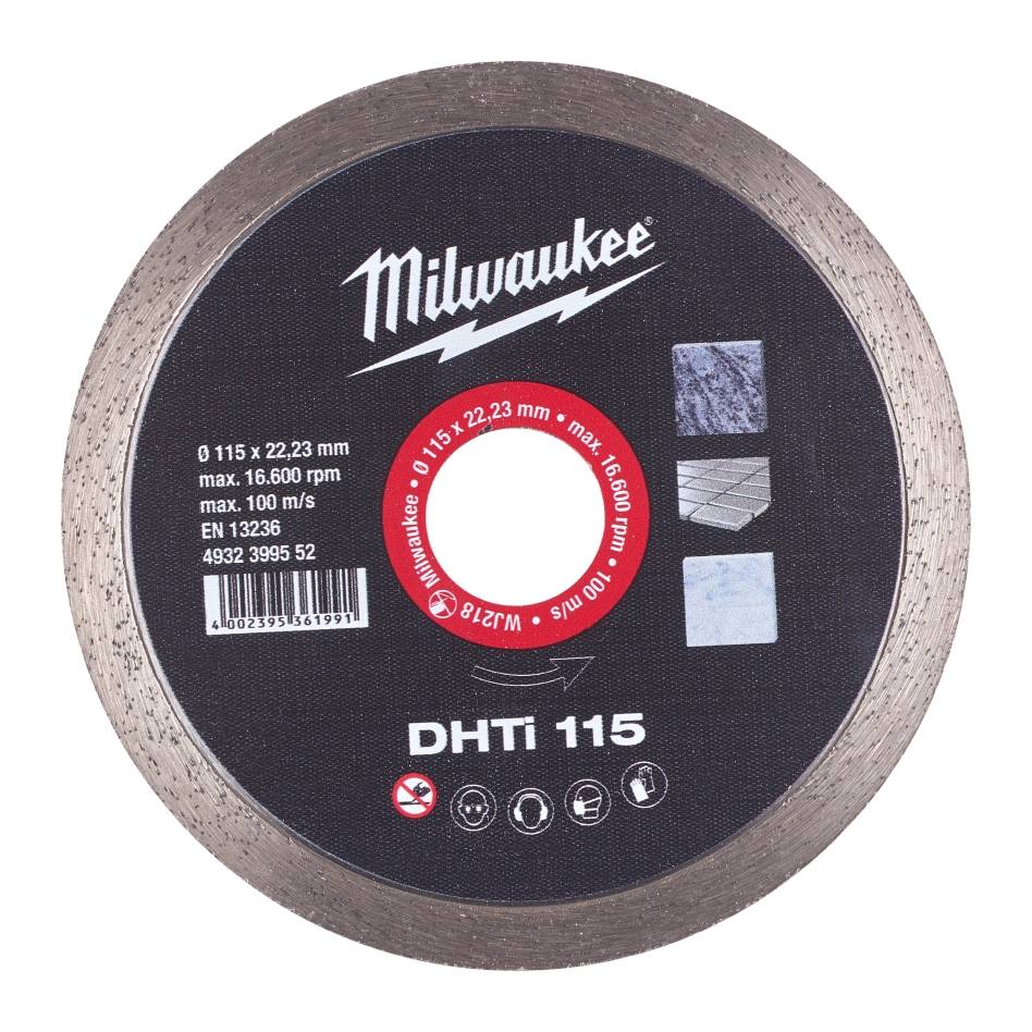 Milwaukee Accessoires 4932399552 Diamantdoorslijpschijf DHTi 115