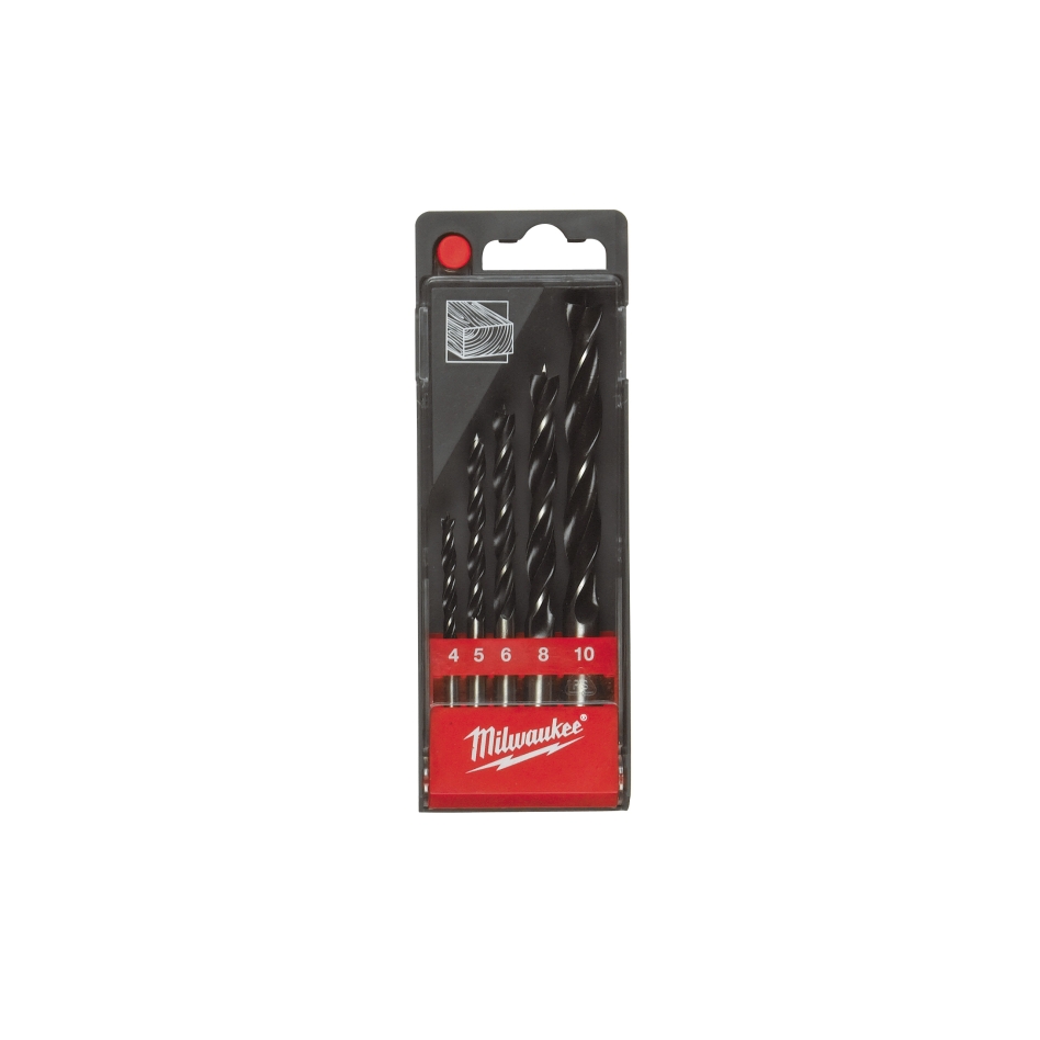 Milwaukee Accessoires 4932352465 Set houtboren in kunststof cassette (5-delig)