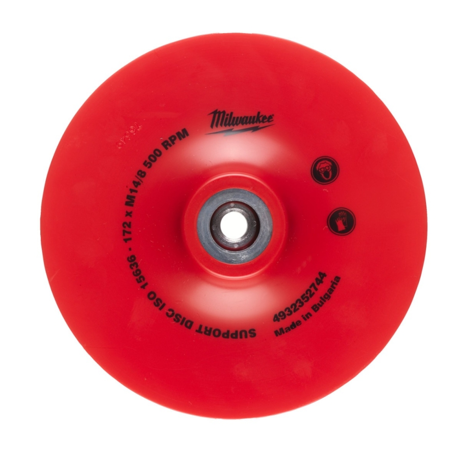 Milwaukee Accessoires 4932352744 Flexibele steunschijf 170 mm, asgat 22,2 mm