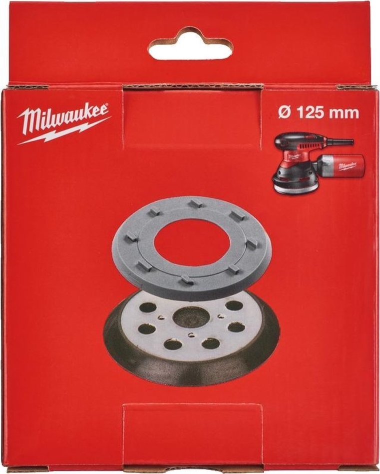 Milwaukee Accessoires 4932430091 Basisplaat voor ROS 125 Ø 125 mm 8 gaten