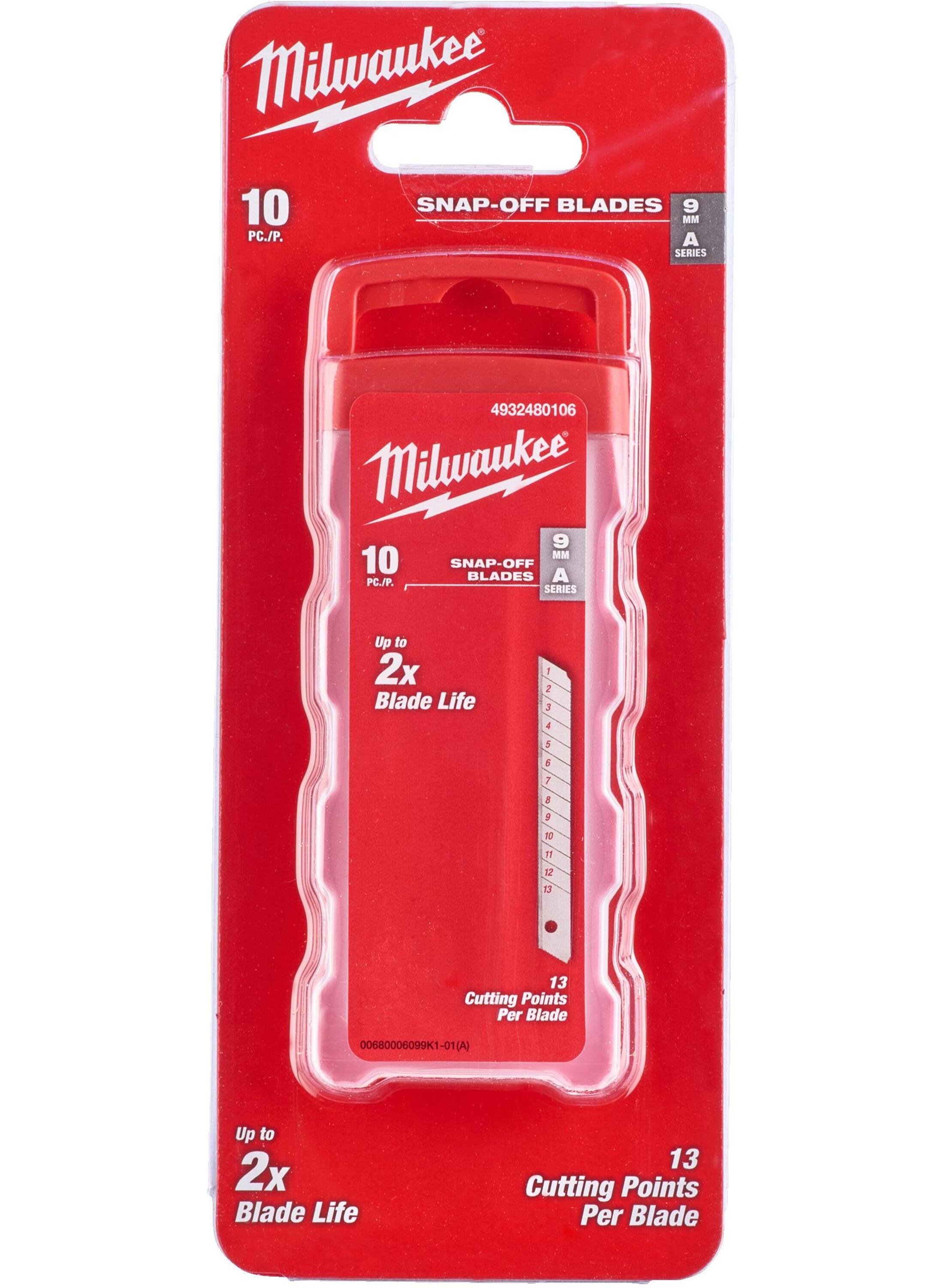 Milwaukee Accessoires 4932480106 Schuifmesjes 9 mm (10-delig)