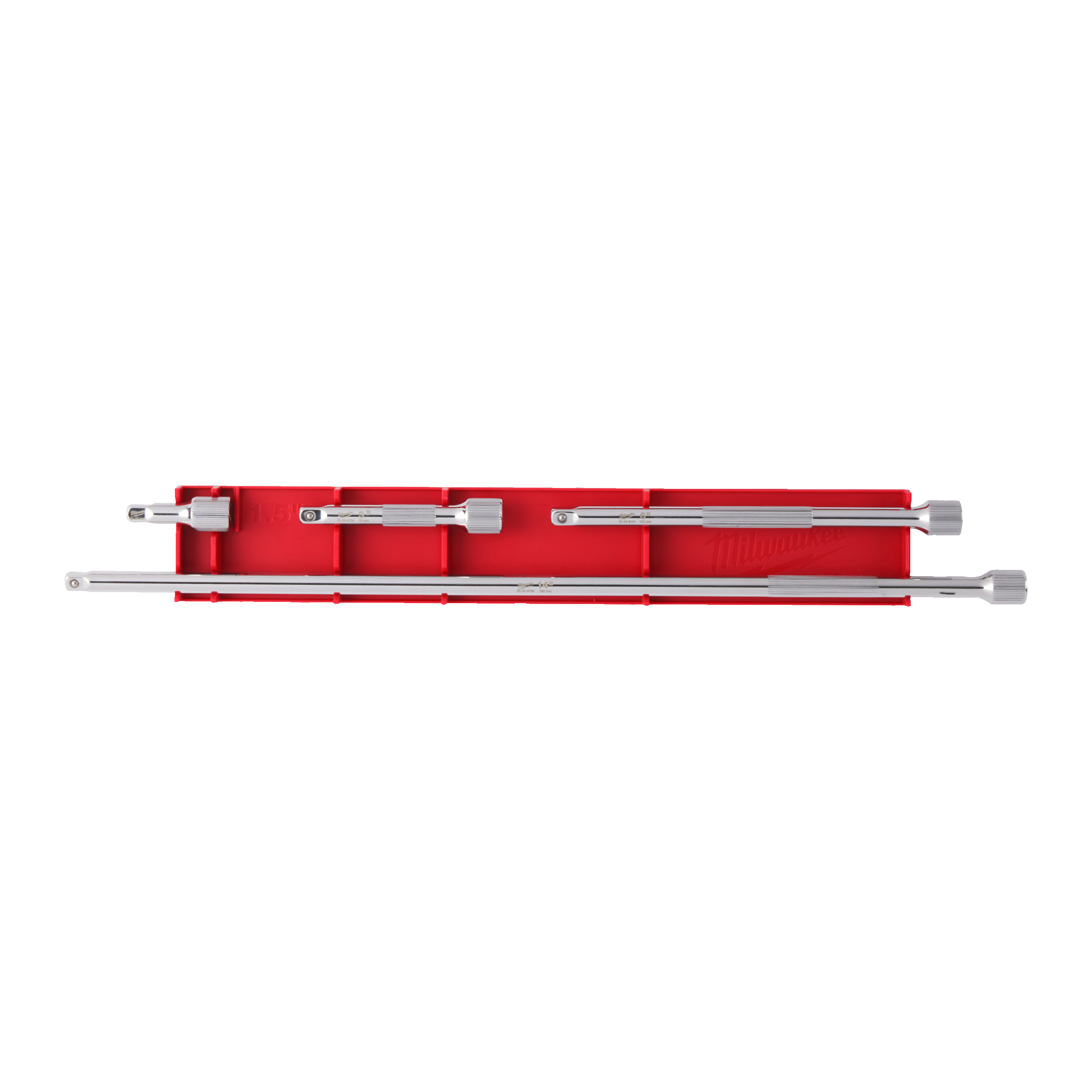 Milwaukee Accessoires 4932480637 Dop 1/4" verlengstukkenset (4-delig) 
