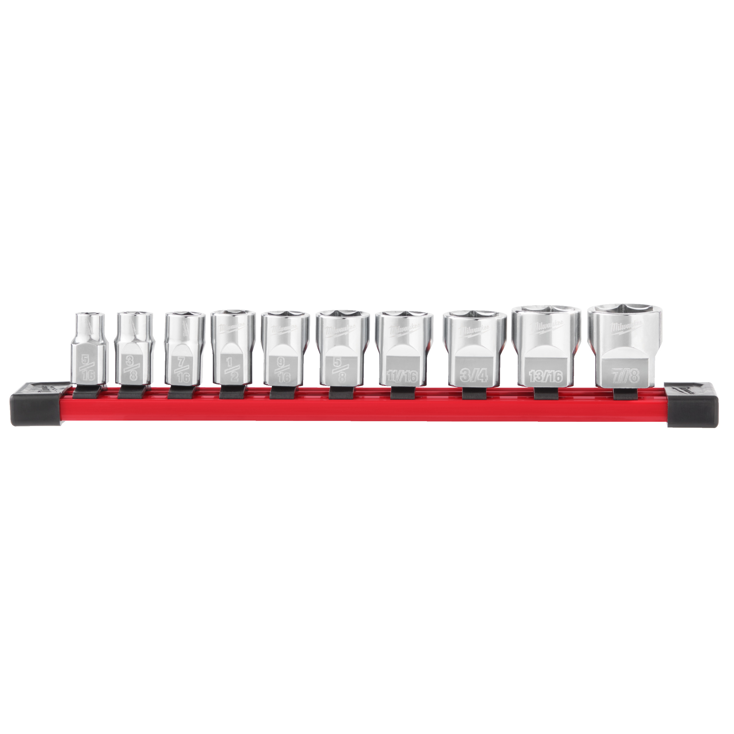 Milwaukee Accessoires 4932492508 3/8” doppenset SAE maten (10-delig)