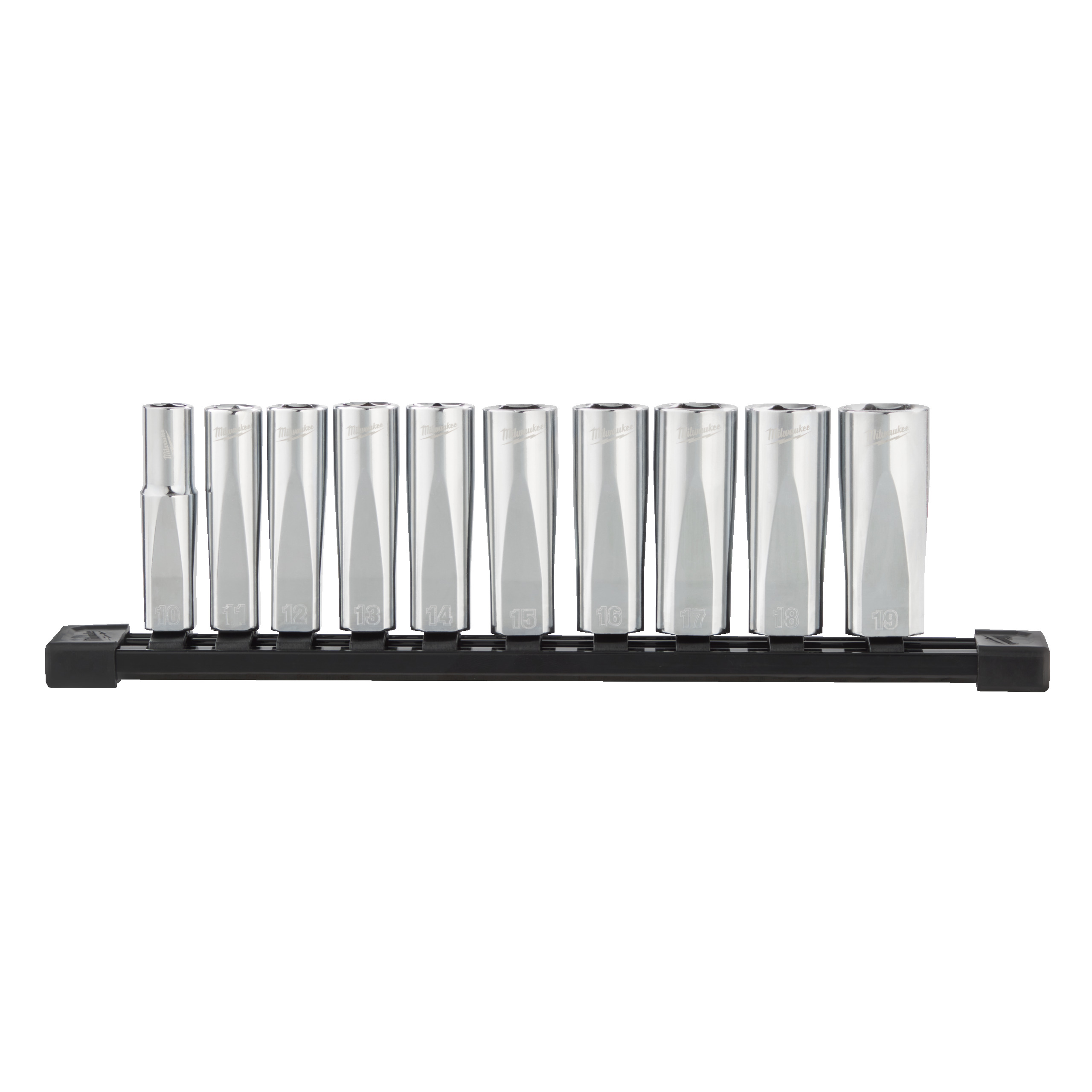Milwaukee Accessoires 4932492509 3/8” doppenset lang (10-delig)
