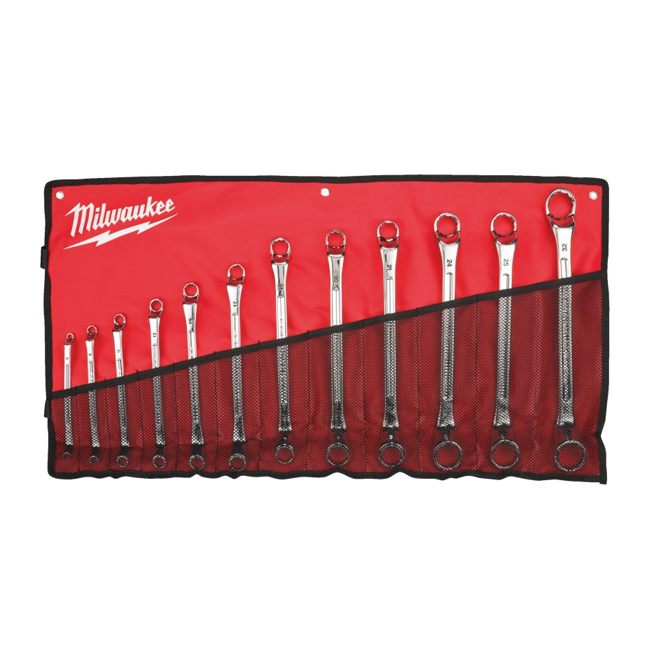 Milwaukee Accessoires 4932492738 Dubbele ringsleutelset (12-delig)