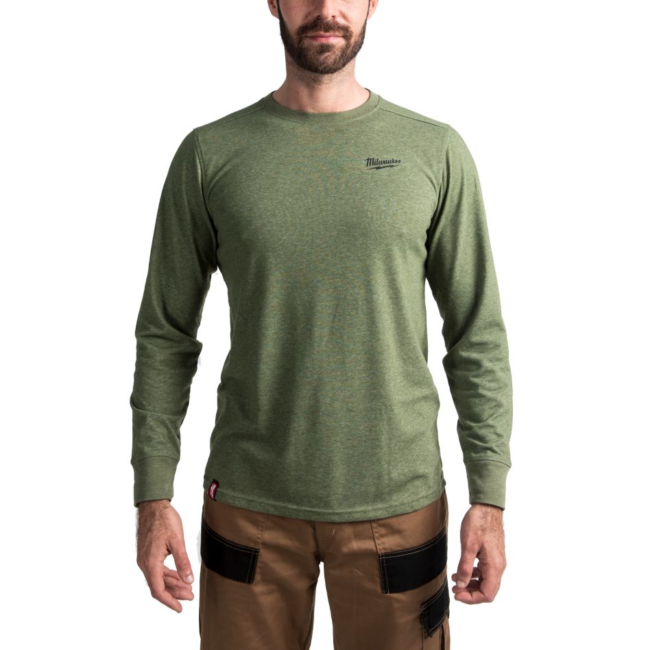 Milwaukee Accessoires 4932493000 Hybrid T-shirt long sleeve groen L 1st