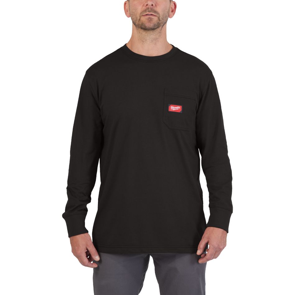 Milwaukee Accessoires 4932493036 Werk T-shirt long sleeve zwart XL 1st