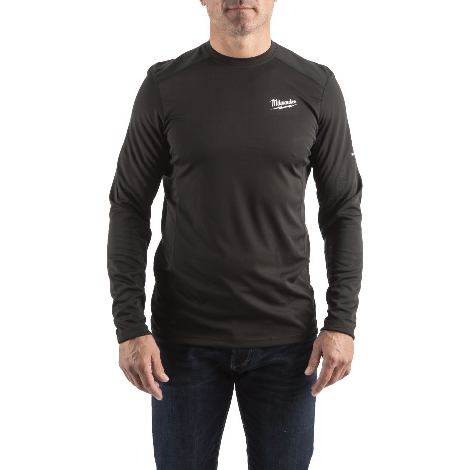 Milwaukee Accessoires 4932493080 Warm weer t-shirt lange mouw zwart L 1st