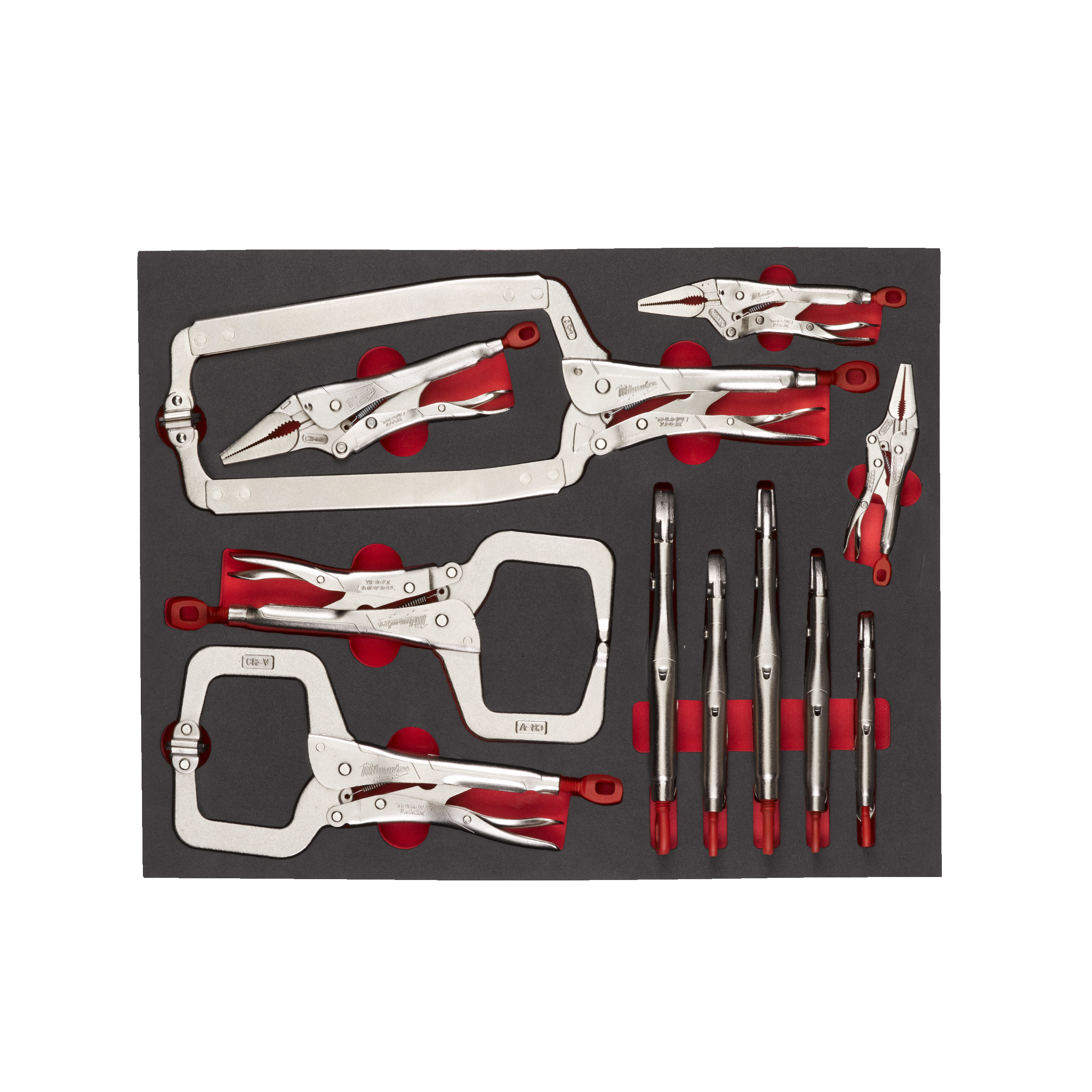 Milwaukee Accessoires 4932493251 Foam inlay TORQUE LOCK™griptangenset (11-delig)