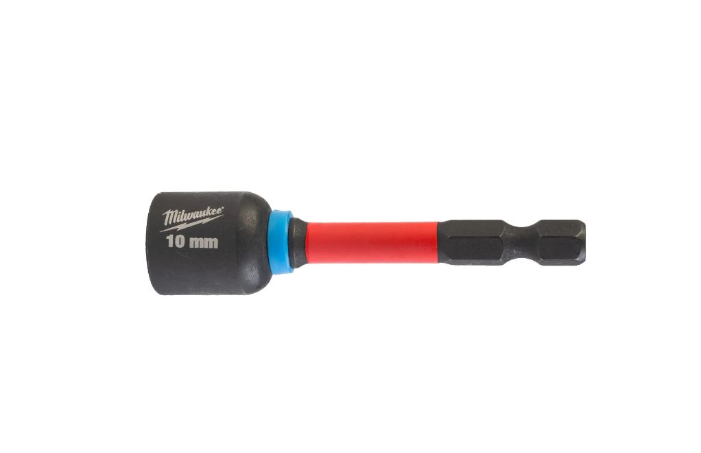 Milwaukee Accessoires 4932493345 SHOCKWAVE Magnetische moeraanzetter Dop HEX 10/13 mm