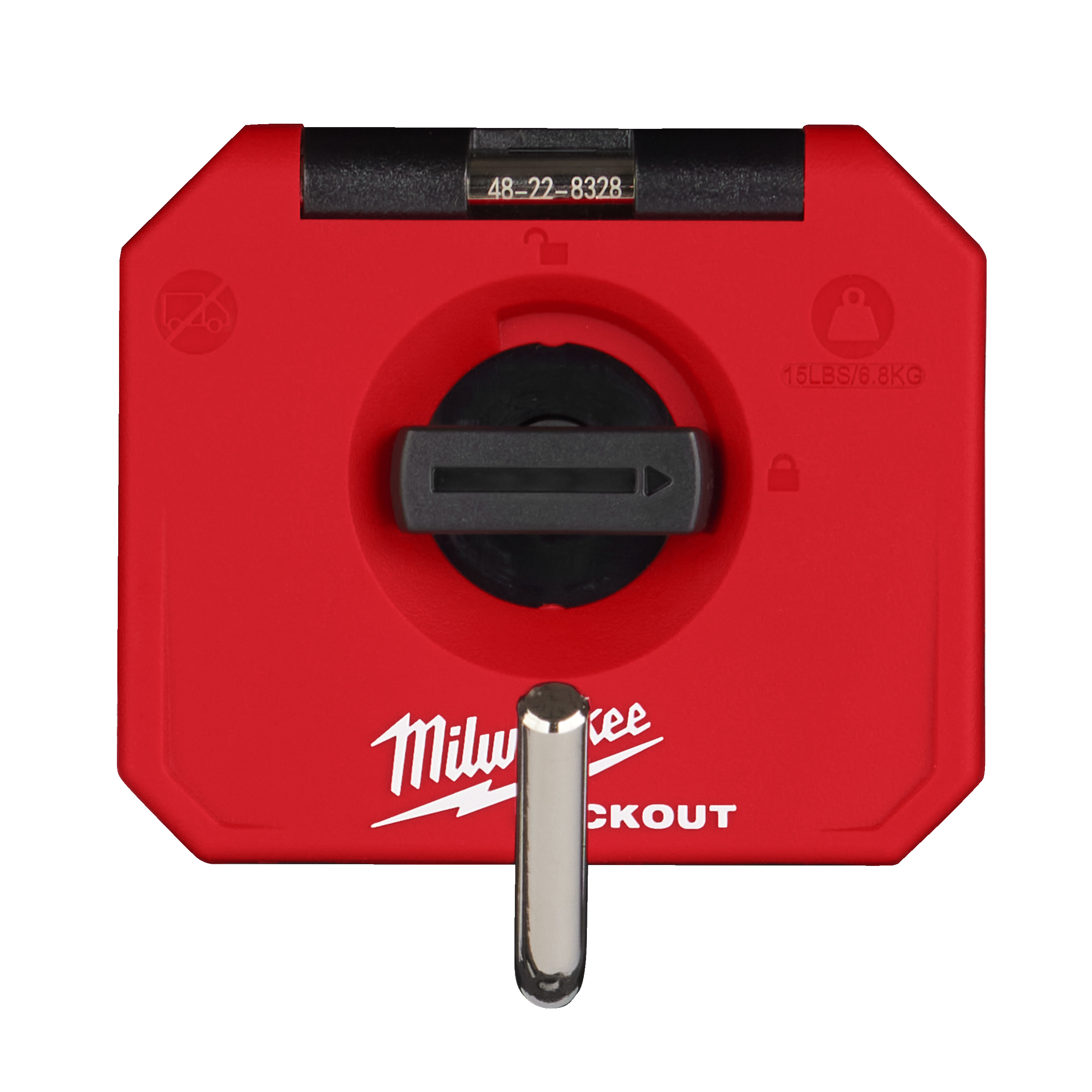 Milwaukee Accessoires 4932493383 PACKOUT™ enkele rechte haak