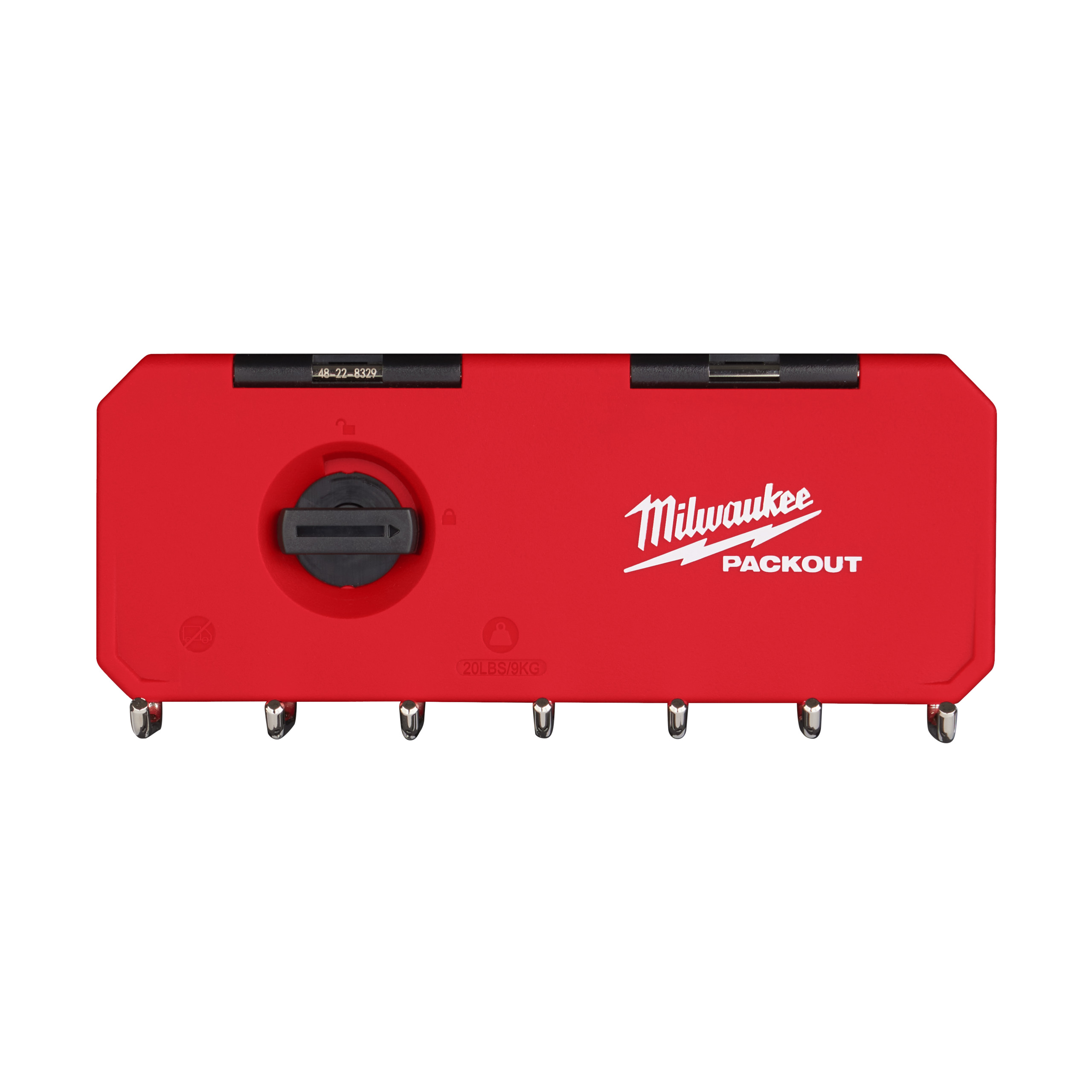 Milwaukee Accessoires 4932493384 PACKOUT™ smalle haken rij