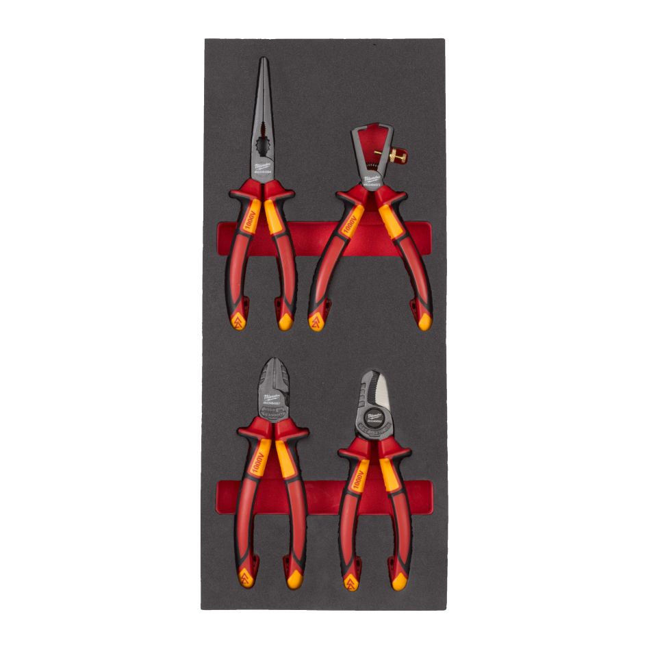 Milwaukee Accessoires 4932493460 Foam inlay VDE tangenset 2 (4-delig)