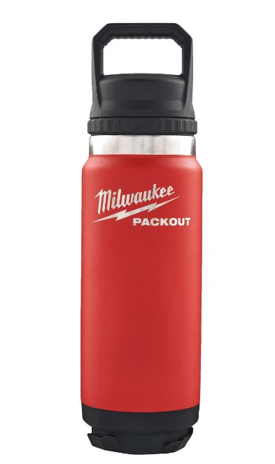 Milwaukee Accessoires 4932493467 Packout Thermosfles Rood met deksel 1065 ml