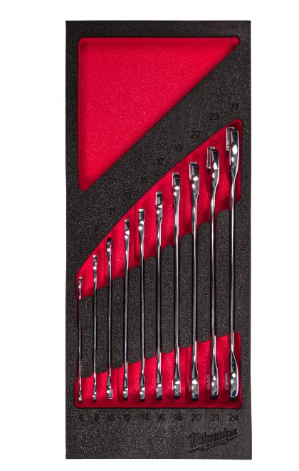 Milwaukee Accessoires 4932493629 Steeksleutelset PACKOUT Foam Inlay 10-delig