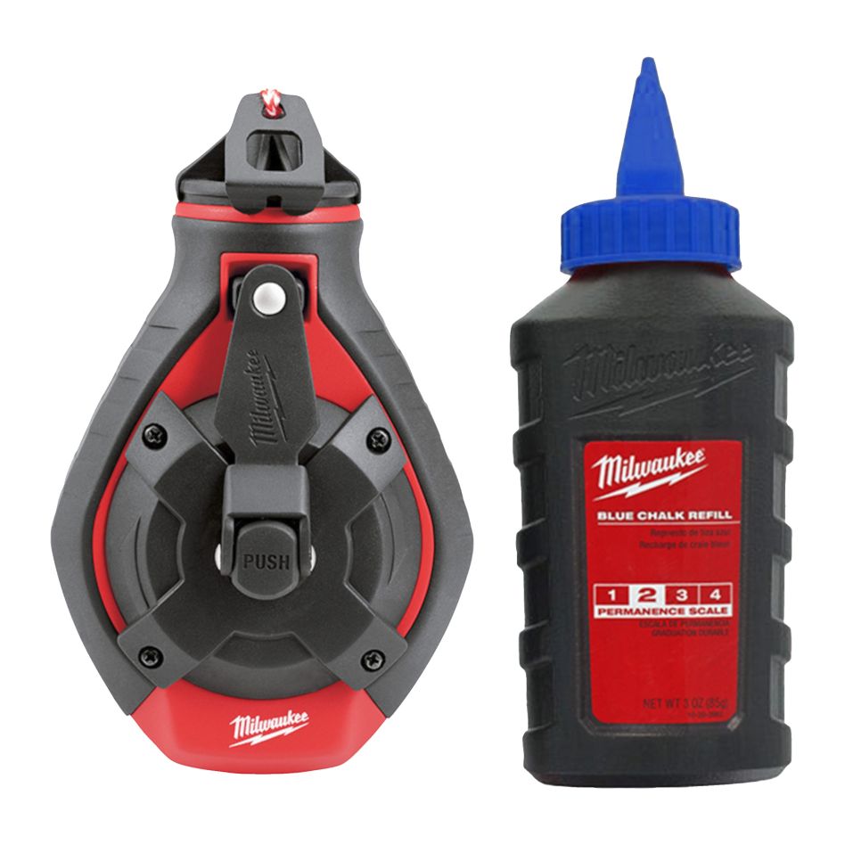 Milwaukee Accessoires 4932493815 Slaglijnmolen 30M dikke lijn incl. blauw krijt