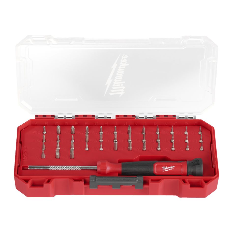 Milwaukee Accessoires 4932498177 39 in 1 precisie schroevendraaiersset in PACKOUT Ready Box