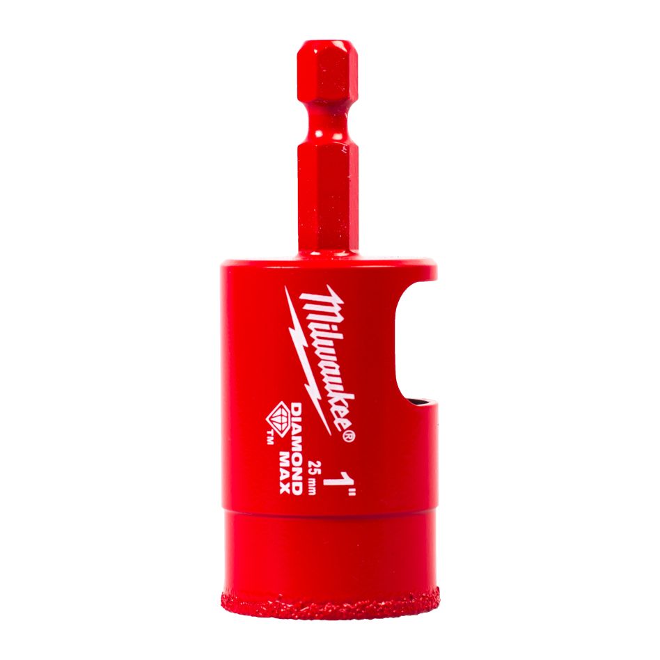 Milwaukee Accessoires 4932498350 DIAMOND MAX™ ¼˝ nat / droog boren 25 mm