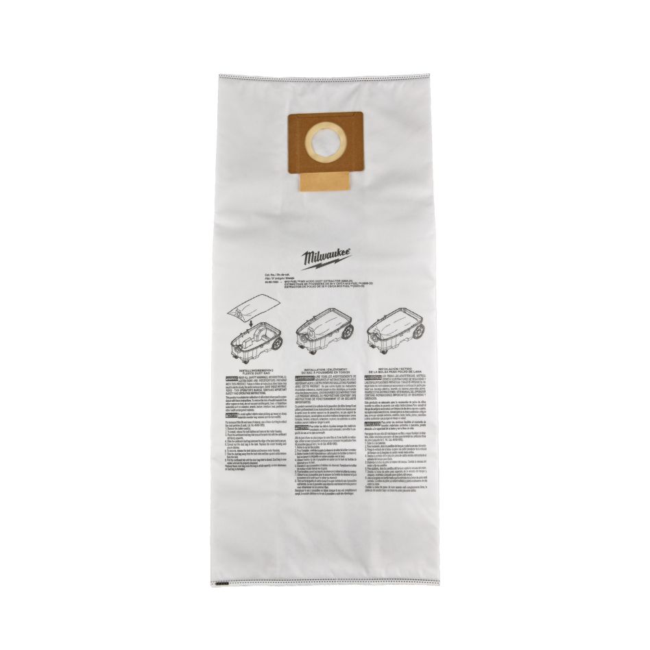 Milwaukee Accessoires 4932498663 Stofzuigerzak Fleece voor M18 ONEF2VC34M