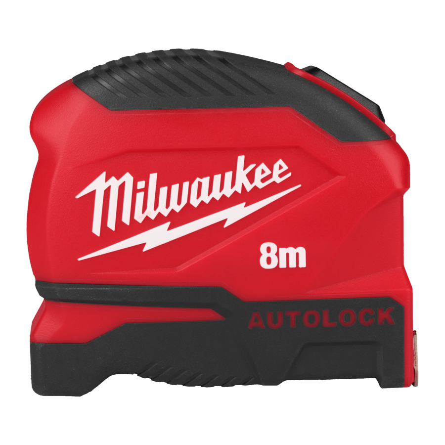 Milwaukee Accessoires 4932498774 Rolmaat Autolock 8 m x 25 mm