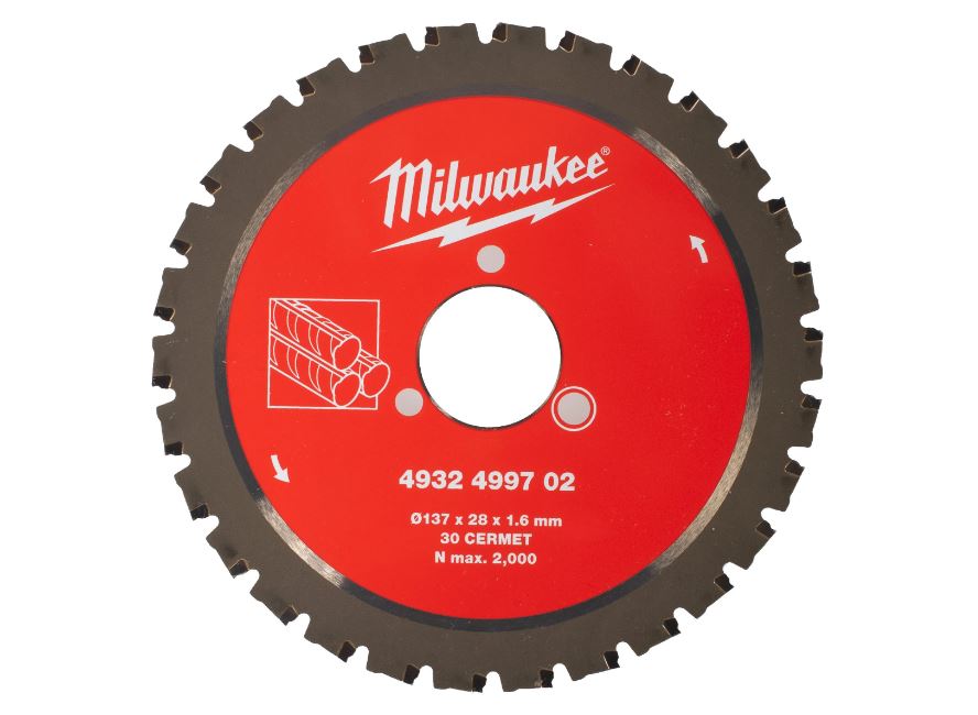 Milwaukee Accessoires 4932499702 Cirkelzaagblad voor Betonstaal 137 x 28 x 1,6 PM 30T