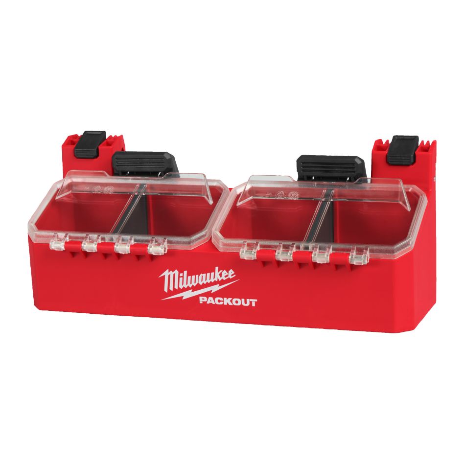 Milwaukee Accessoires 4932500148 PACKOUT zijmontage met dubbele bakken