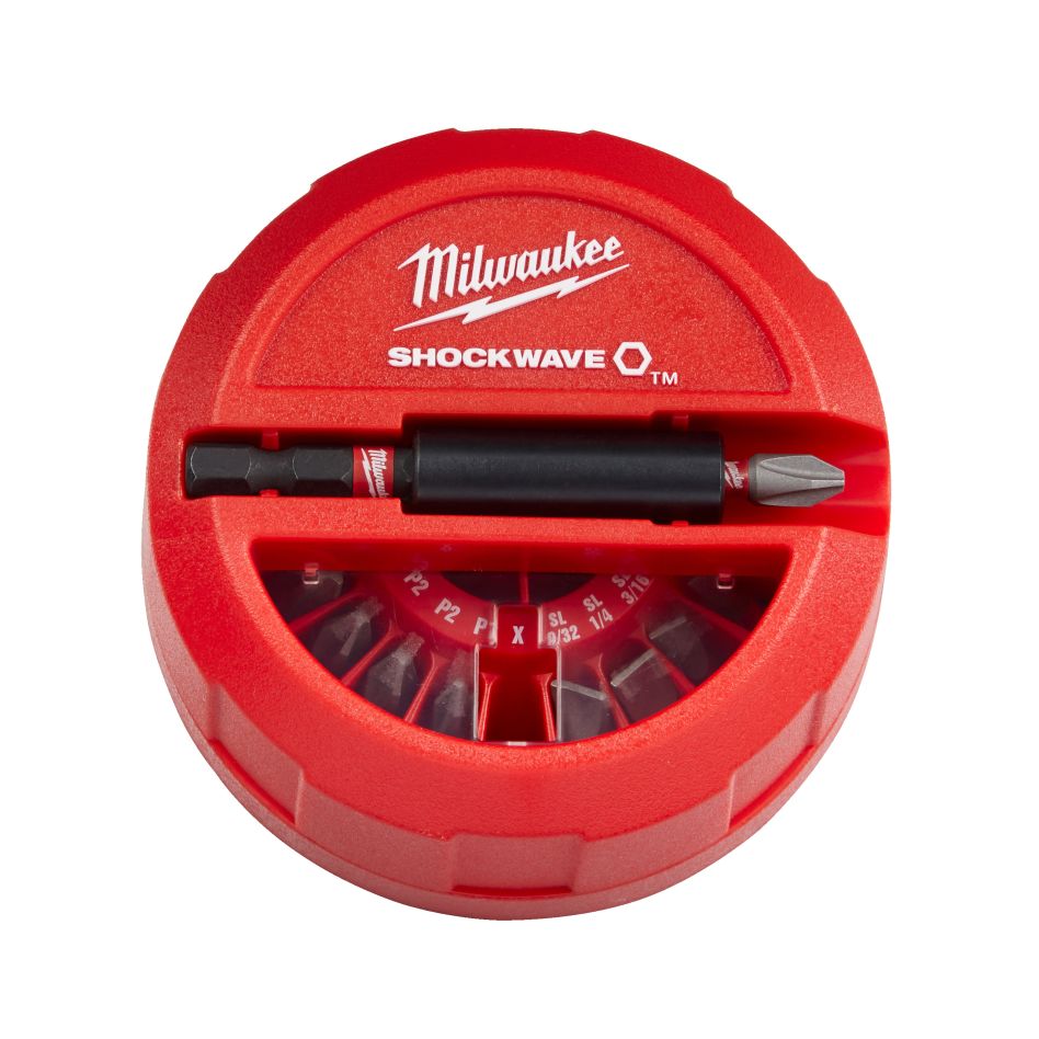 Milwaukee Accessoires 4932500389 SHOCKWAVE Bitset PACKOUT Ready Box