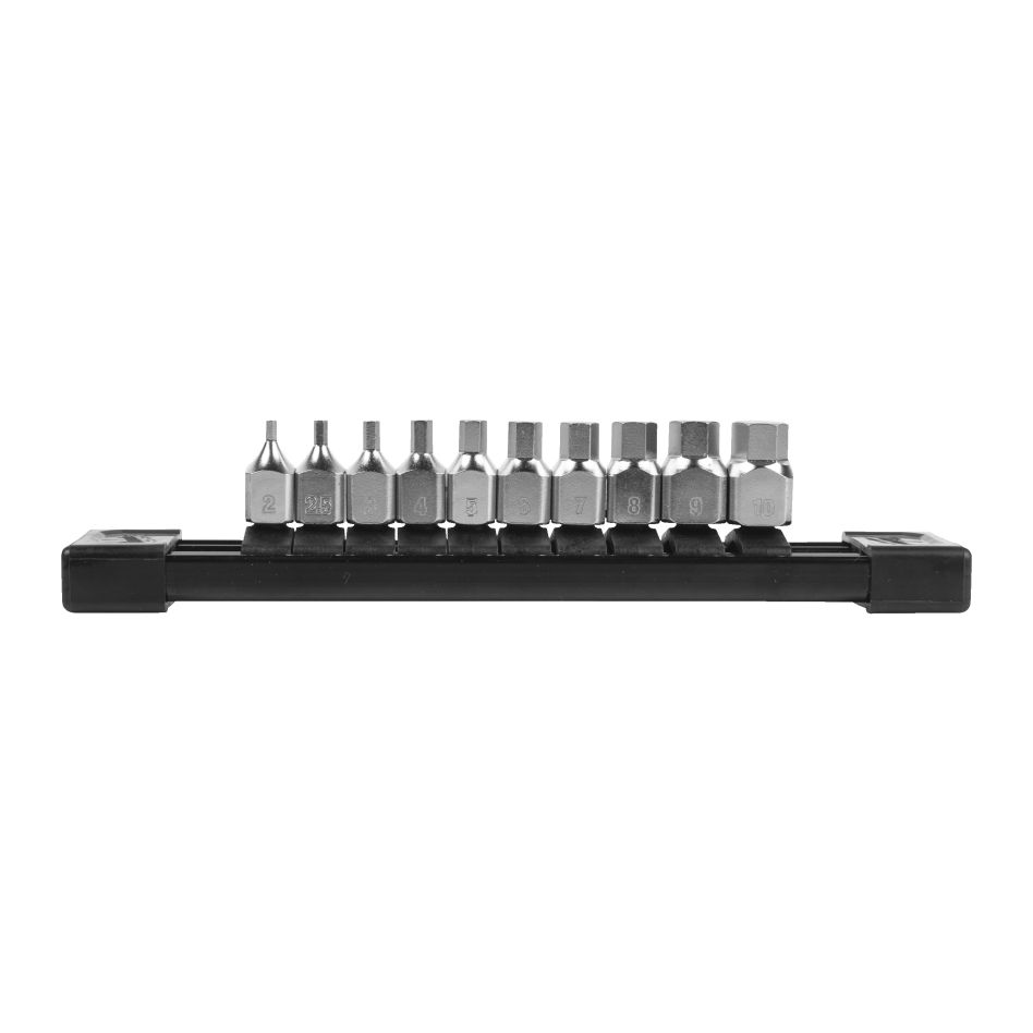 Milwaukee Accessoires 4932500434 Bitdoppenset 1/4″ zeskant metrisch kort 10-delig