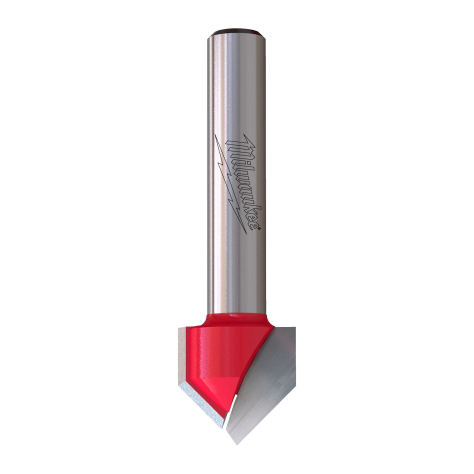 Milwaukee Accessoires 4932500951 1/4" V-Groef frees Carbide 12,7/44,5mm