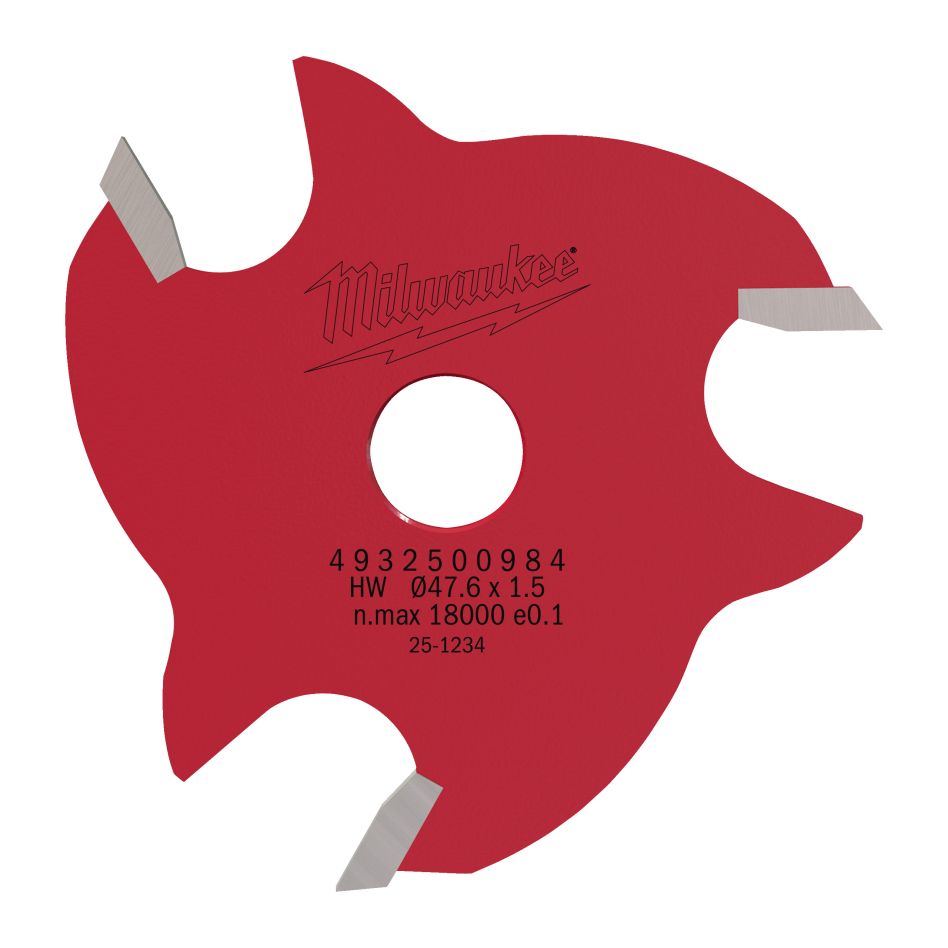 Milwaukee Accessoires 4932500984 8" Sleuf frees Carbide 1,5mm