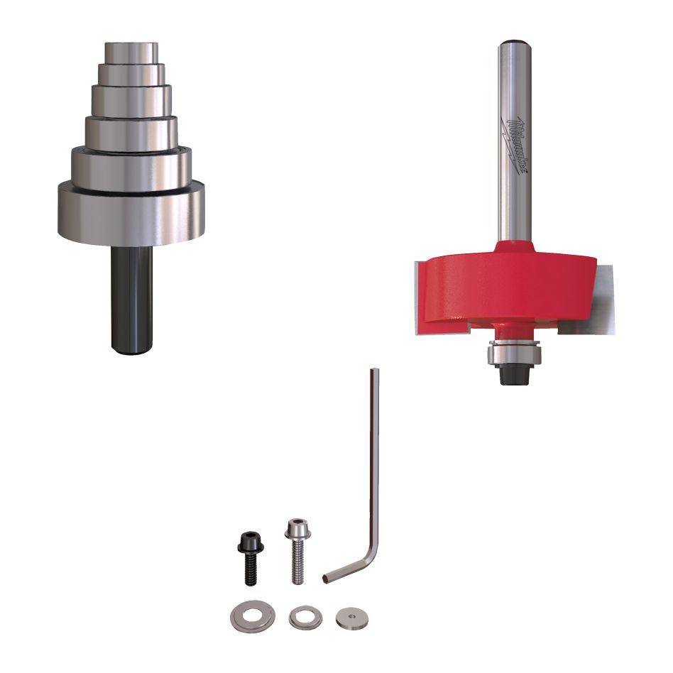 Milwaukee Accessoires 4932500998 1/4" Rabat frees Carbide 34,9/0-12,7mm