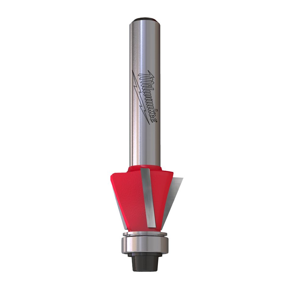 Milwaukee Accessoires 4932501001 1/4" Afschuinfrees Carbide Trim 17,5/51mm