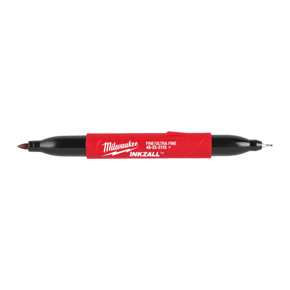 Milwaukee Accessoires 4932501154 Marker INKZALL met dubbele punt: ultrafijne- en fijne punt