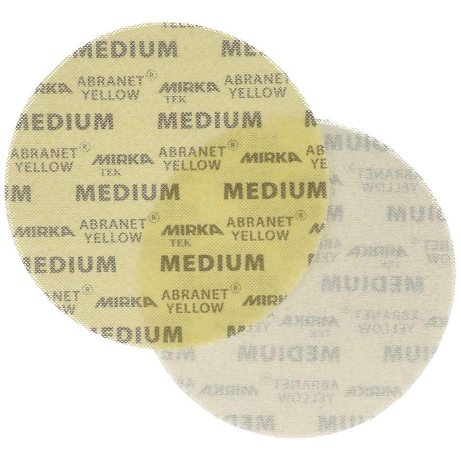 Mirka Accessoires AY22302018 ABRANET YELLOW Schuurgaas 225mm Medium 20st