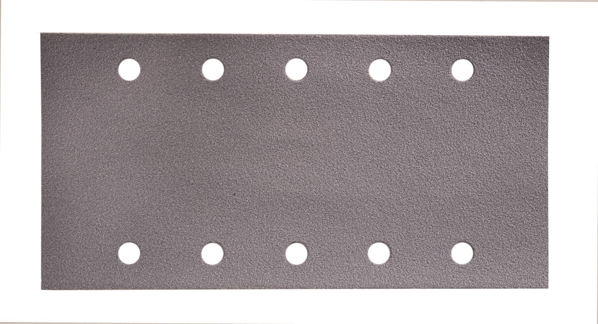 Mirka Accessoires 3666109980 Q.SILVER Gecoat Schuurpapier 115x230mm Grip 10 gaten korrel P80 100st