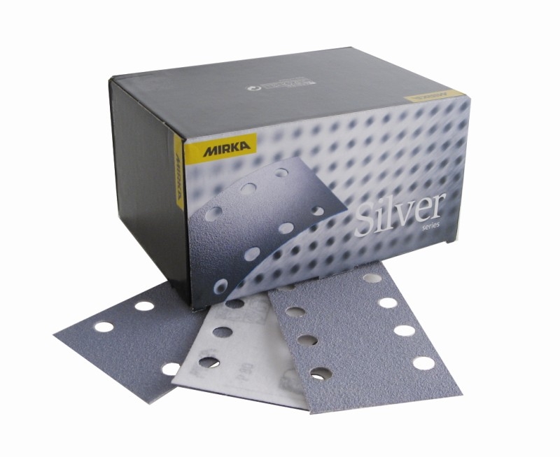 Mirka Accessoires 3668809915 Q-Silver schuurpapier 81 x 133 mm velcro P150 100 stuks