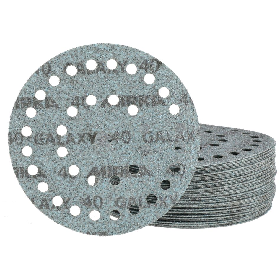 Mirka Accessoires FY6AO05040 GALAXY Gecoat Schuurmateriaal 175mm Grip 37 gaten korrel 40 50st