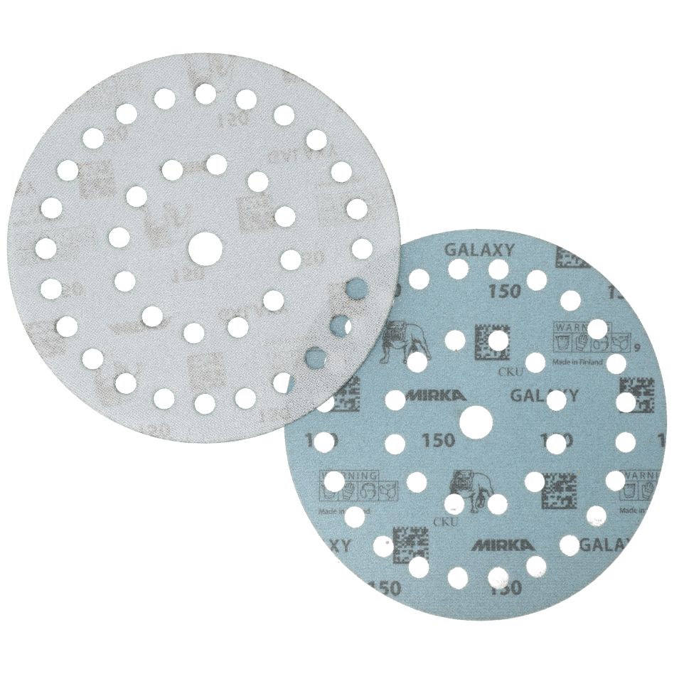 Mirka Accessoires FY6AO05015 GALAXY Gecoat Schuurmateriaal 175mm Grip 37 gaten korrel 150 50st