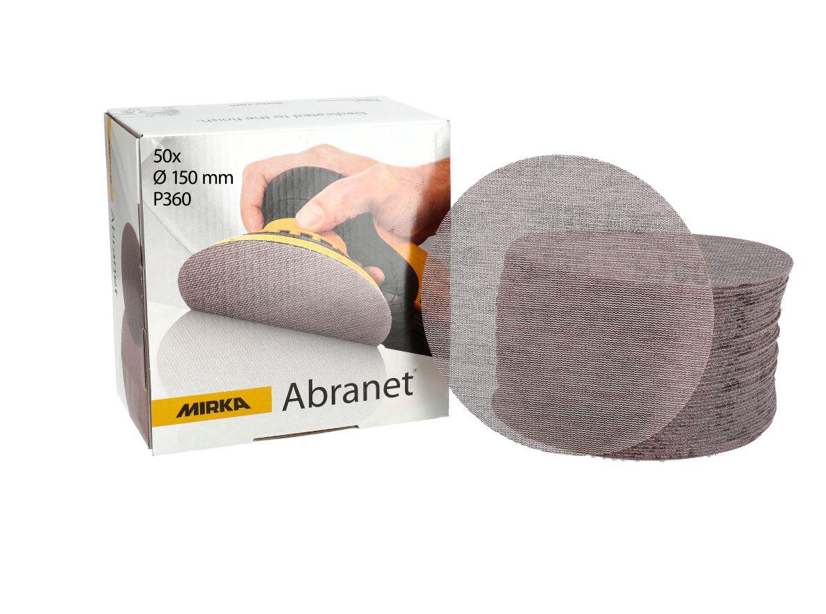 Mirka Accessoires 5424105037 ABRANET Schuurgaas 150 mm Grip korrel P360 50st
