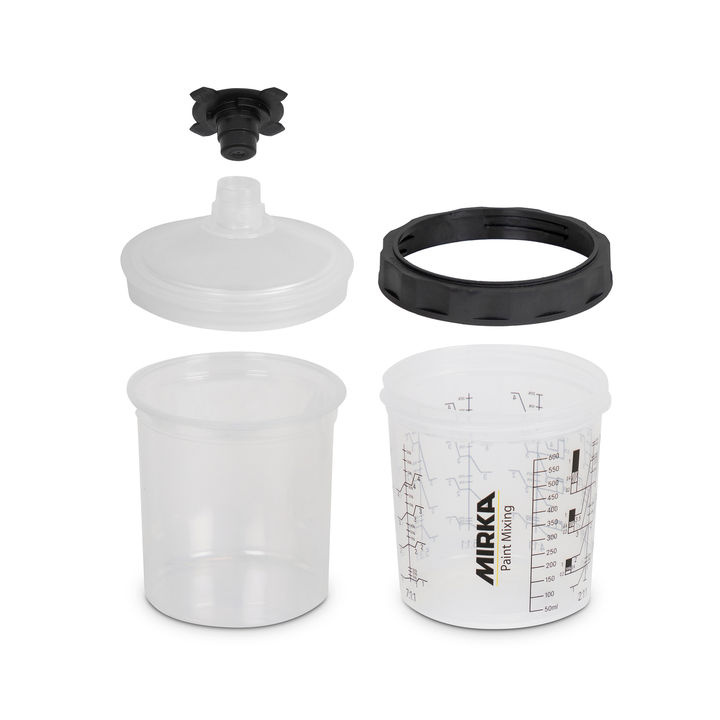 Mirka Accessoires 9190170650 Verfbeker systeem 650ml filterdeksel 125µm 50st