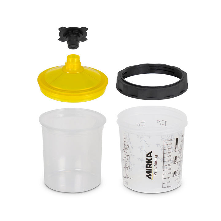 Mirka Accessoires 9190172180 Verfbeker systeem 180ml filterdeksel 190µm 50st
