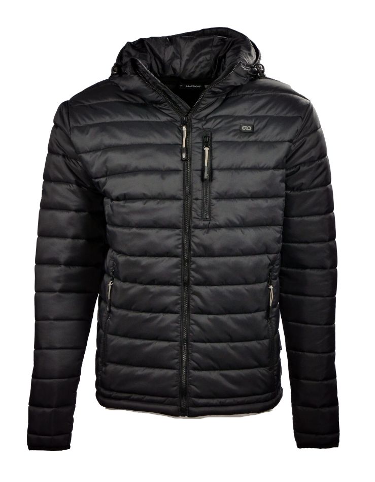 MJSY14001TON Jas met muts Zwart