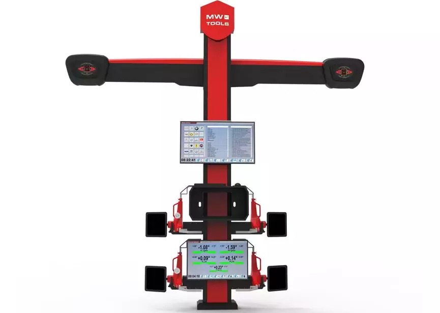MW-Tools 724562979 UA3D600 Uitlijnapparaat 3D 5MP incl 2 monitoren en AI