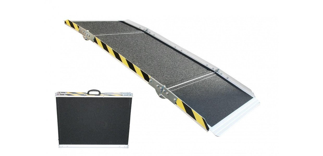 MW-Tools 754751860 ARP30180 Aluminium rolstoel oprijplaat 3-fold 270 kg 1800x740mm